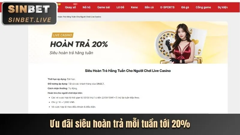Các loại khuyến mãi 2UBET
