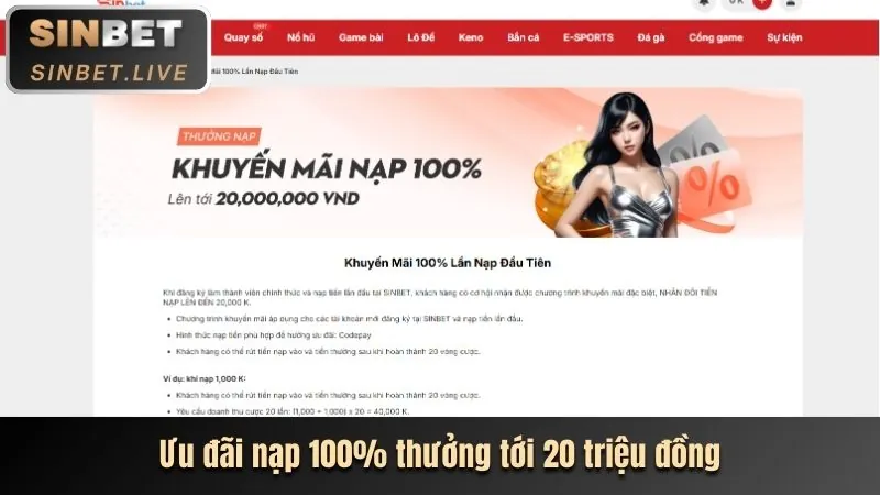Bước 1: Truy cập trang chủ 2ubet